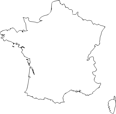 French outline clipart