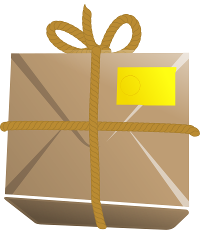 French parcel post clipart