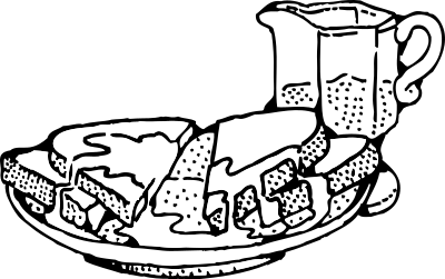 French toast clipart