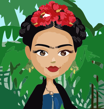 Frida Kahlo 3 clipart