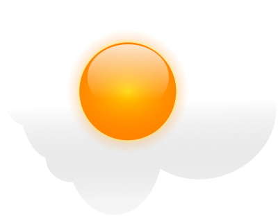 Fried egg clipart