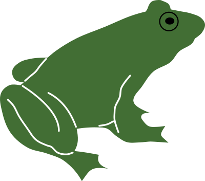 Frog by Rones clipart