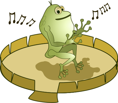 Frog Dancer clipart