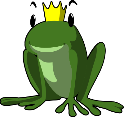 Frog prince clipart
