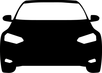 Front view of car clipart