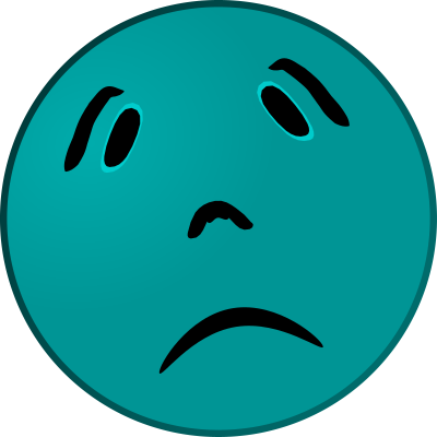 Frown clipart