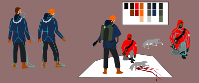 Frozen hell (step by step) clipart