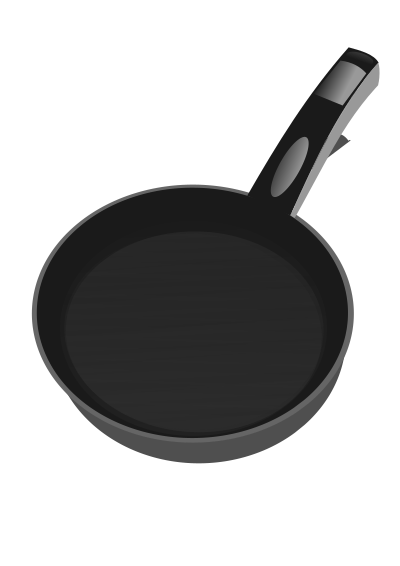 Frying pan clipart