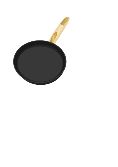 Frying pan clipart