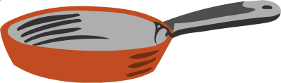 Frying pan clipart