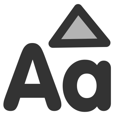Ftfontsizeup clipart