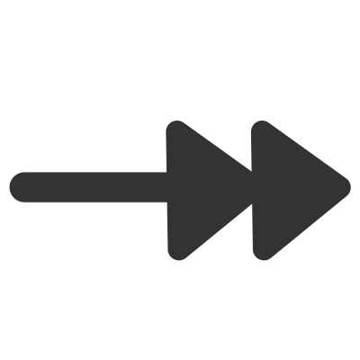 Ftline double arrow end clipart