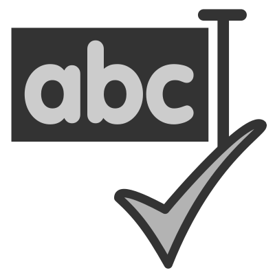 Ftspellcheck selected clipart