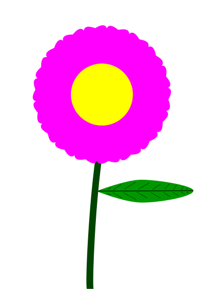 Fucsia flower clipart