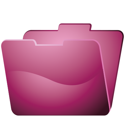 Fucsia Folder clipart