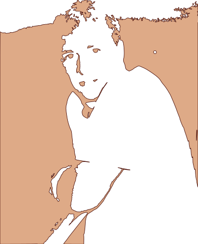 Fuligo standing alone clipart