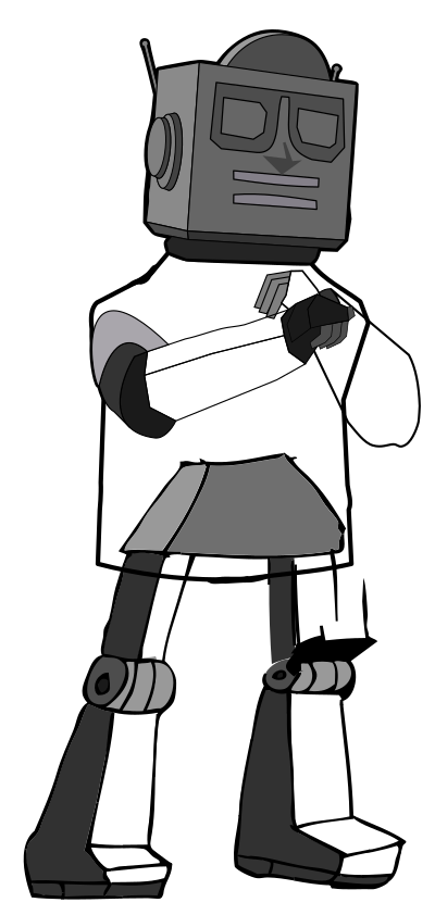 Full Body Robot clipart