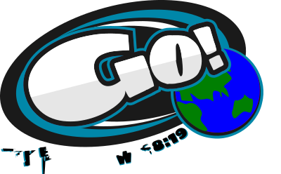 Full color VBS 2016 Go! logo clipart