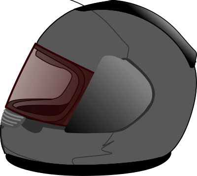 Full-face helmet clipart