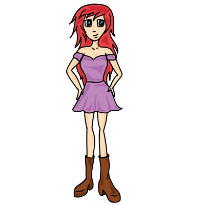 Full Girl -1 clipart