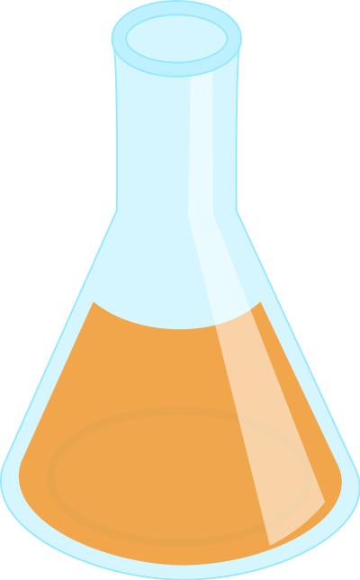 Full Kawaii Erlenmeyer Flask (Next Remix!) clipart