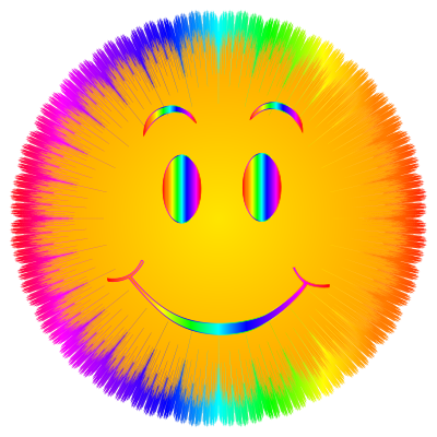 Full Spectrum Smiley Variation 2 clipart