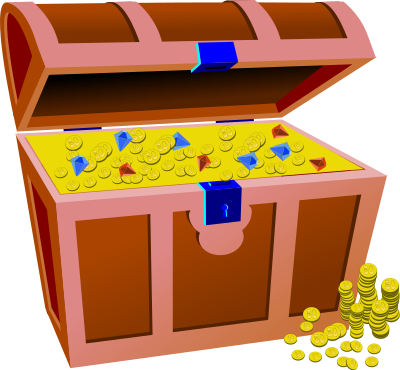 Full Treasure Chest clipart