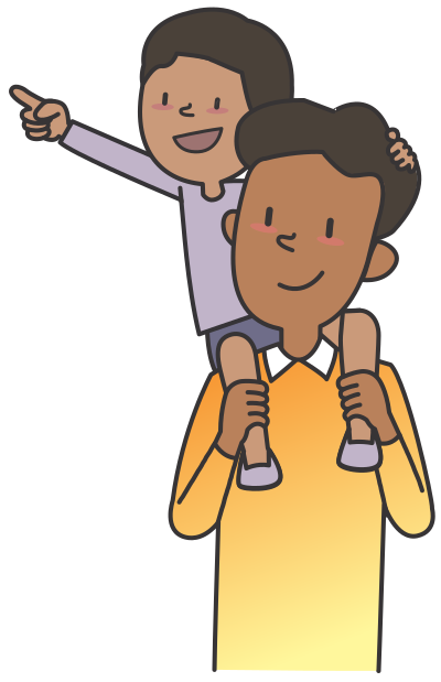 Fun with Dad - Remix clipart