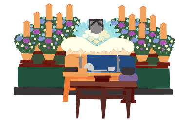 Funeral Alter clipart
