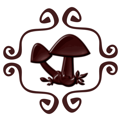 Fungus-with frame clipart