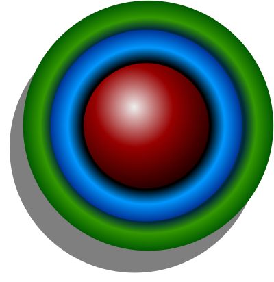 Funky Button 1 clipart