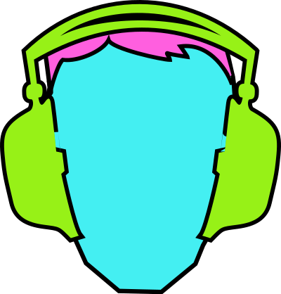 Funky Hearing Protection clipart
