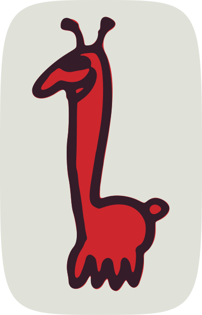 Funny animal clipart