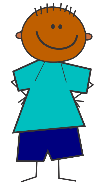 Funny boy 1 clipart