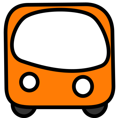Funny Bus clipart