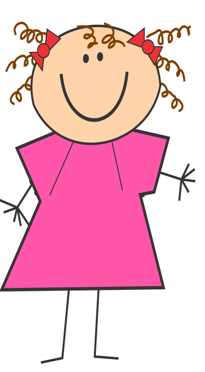 Funny girl 2 clipart