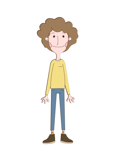 Funny man clipart
