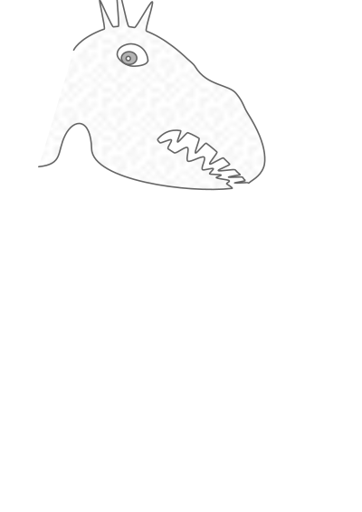 Funny measles dinosaur clipart