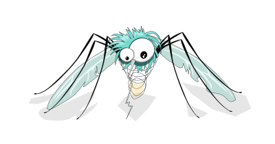 Funny Mosquito clipart