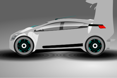 Futuristic Car clipart