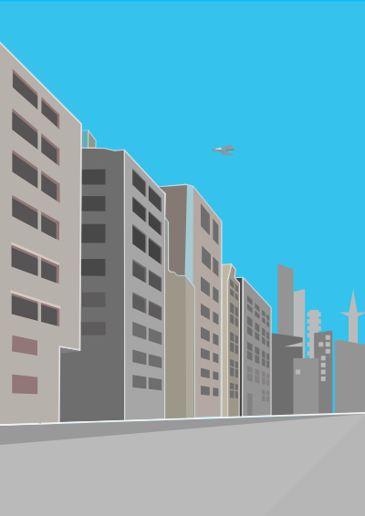 Futuristic Street clipart