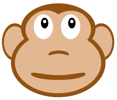 Fwd: Monkey Face clipart