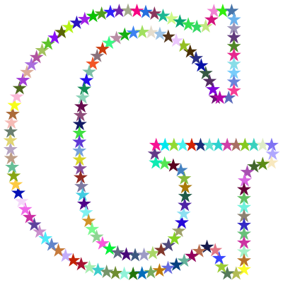 G Stars clipart