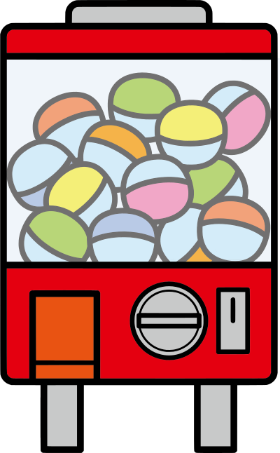 Gacha Gacha Capsule Toy Machine clipart