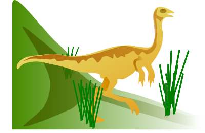 Gallimimus mois's rinc 03r clipart