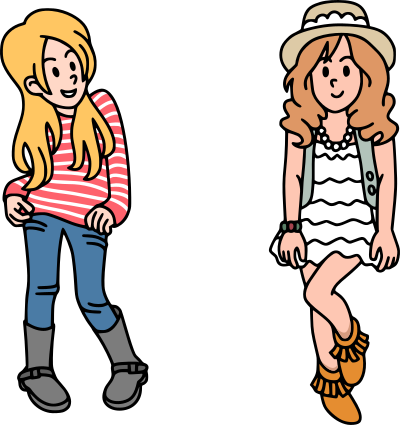 Gals clipart