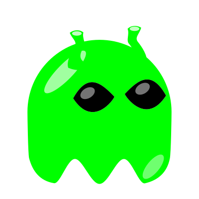 Game baddie: Alien clipart