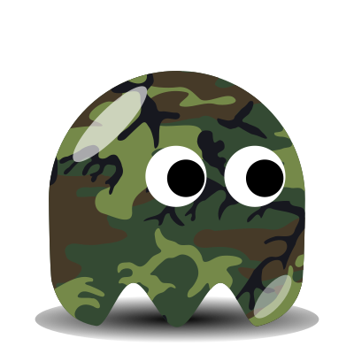 Game baddie: Camouflage clipart