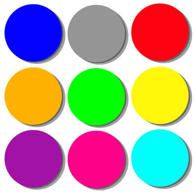 Game marbles - simple dots clipart