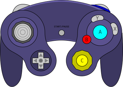 Gamecube Gamepad clipart